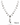 Floral Motif Silver Necklace