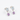 Ameythyst & Aquamarine Silver Studs