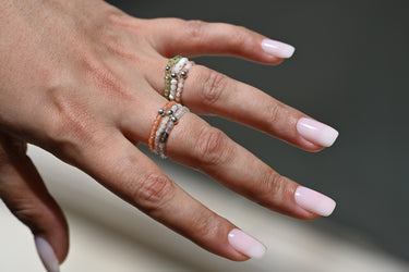 Natural Gemstones Stones Ring