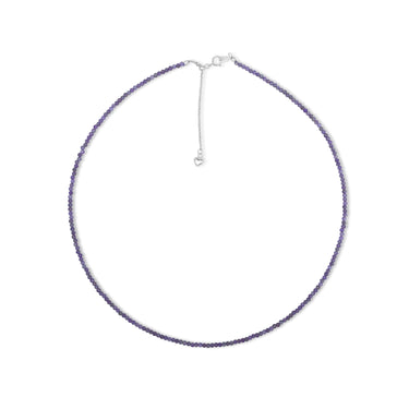 Moonwine - Amethyst Silver Necklace