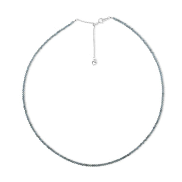 Obscura Kliene- Labradorite Lighter Coloured  Silver Necklace