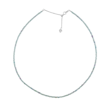 Luna Verde – Green Fluorite Silver Necklace