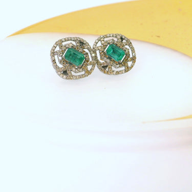 Elegant Emerald Earrings