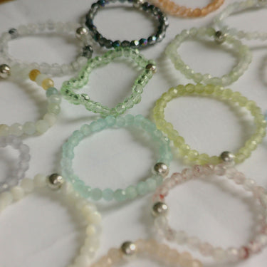 Multi-Coloured Natural Stones Ring