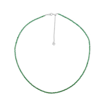 Noor-E-Mint - Mint Quartz Silver Necklace