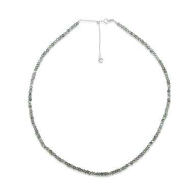 Obscura Grosse - Labradorite Silver Necklace