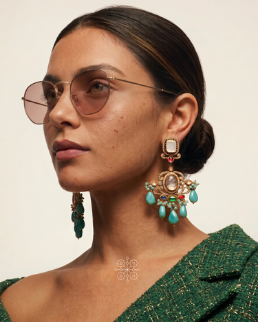 The Begum Chandelier Drop Earrings