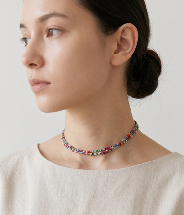 Rainbow Cascade Choker