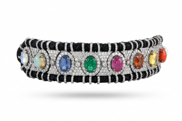 The Navratna Art Deco Bracelet