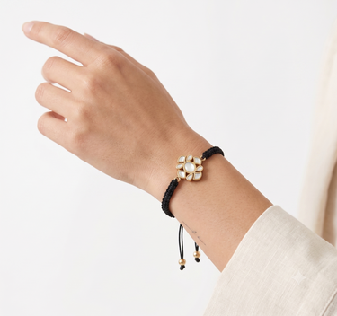 Handcrafted Pearl Beaded Bracelet