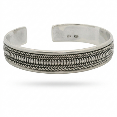 The Braided Herringbone Cuff