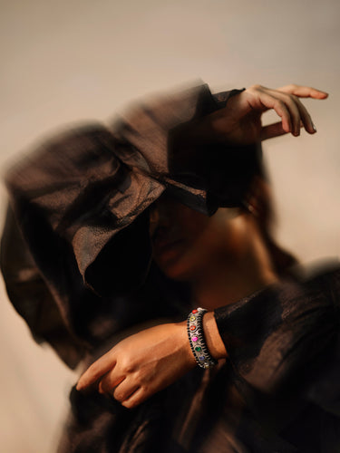 The Navratna Art Deco Bracelet