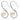 Heart of the Ocean South Sea Peals 18K White Gold Earrings