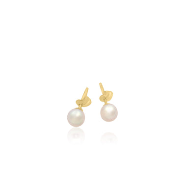Blush Pearl Studs 18K Earrings Small