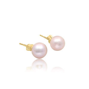 Blush Pearl 18K Stud Earrings