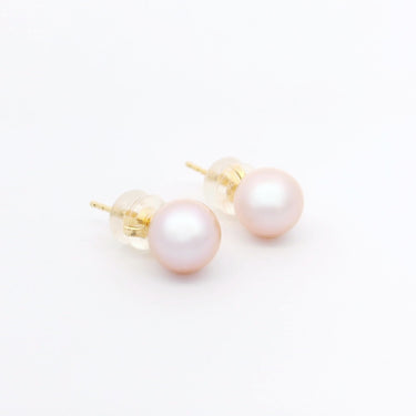 Blush Pearl Stud Earrings