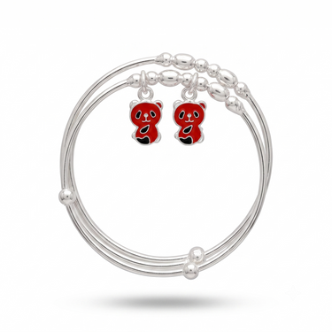 Baby Silver Charms Bangle