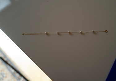 Akoya Pearl Bracelet in 18K Yellow Gold