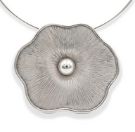 The Poppy Silver Pendant