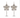 Long Loop Gardenia Silver Earrings